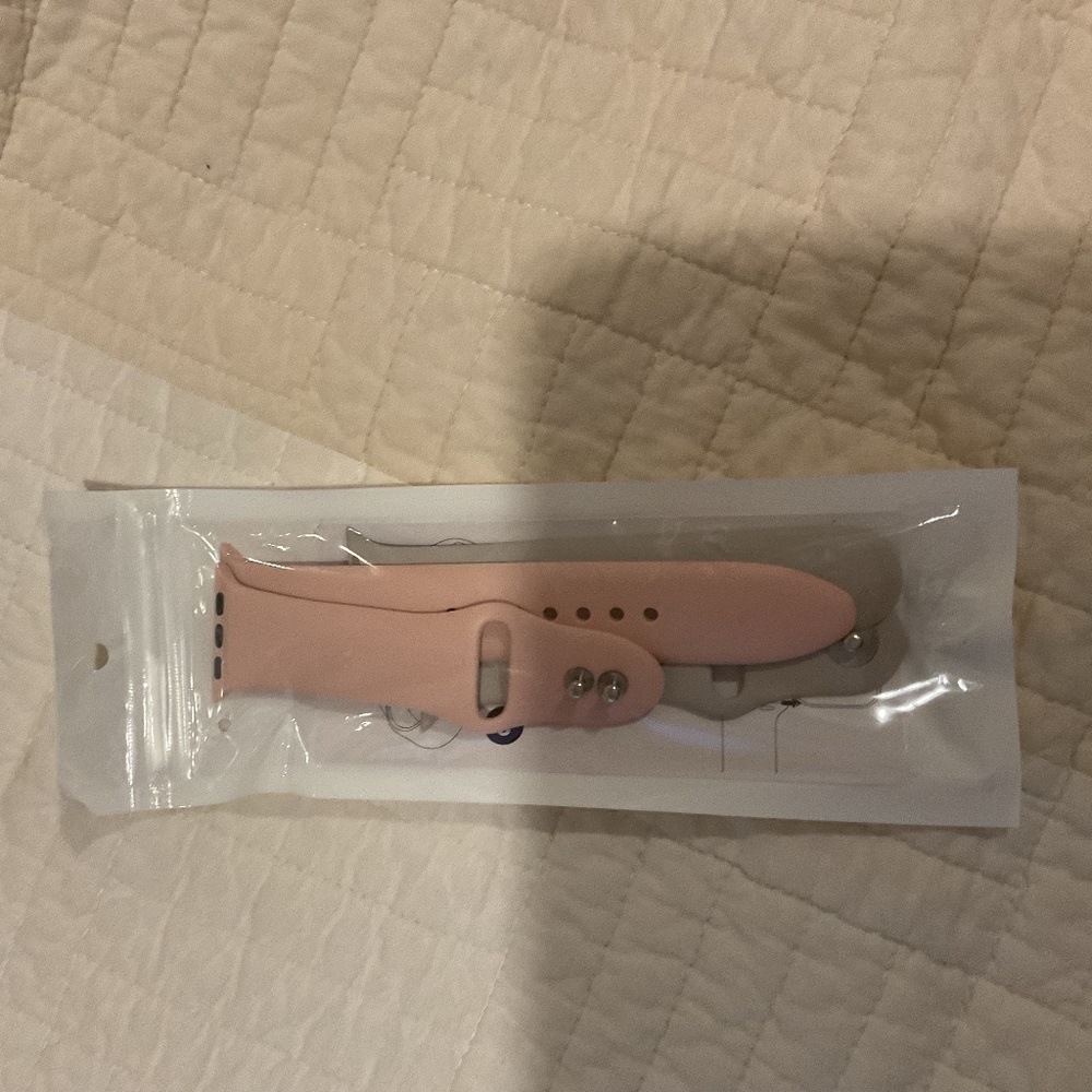 Apple Watch - Pink and Tan Watch Bands 38/40MM